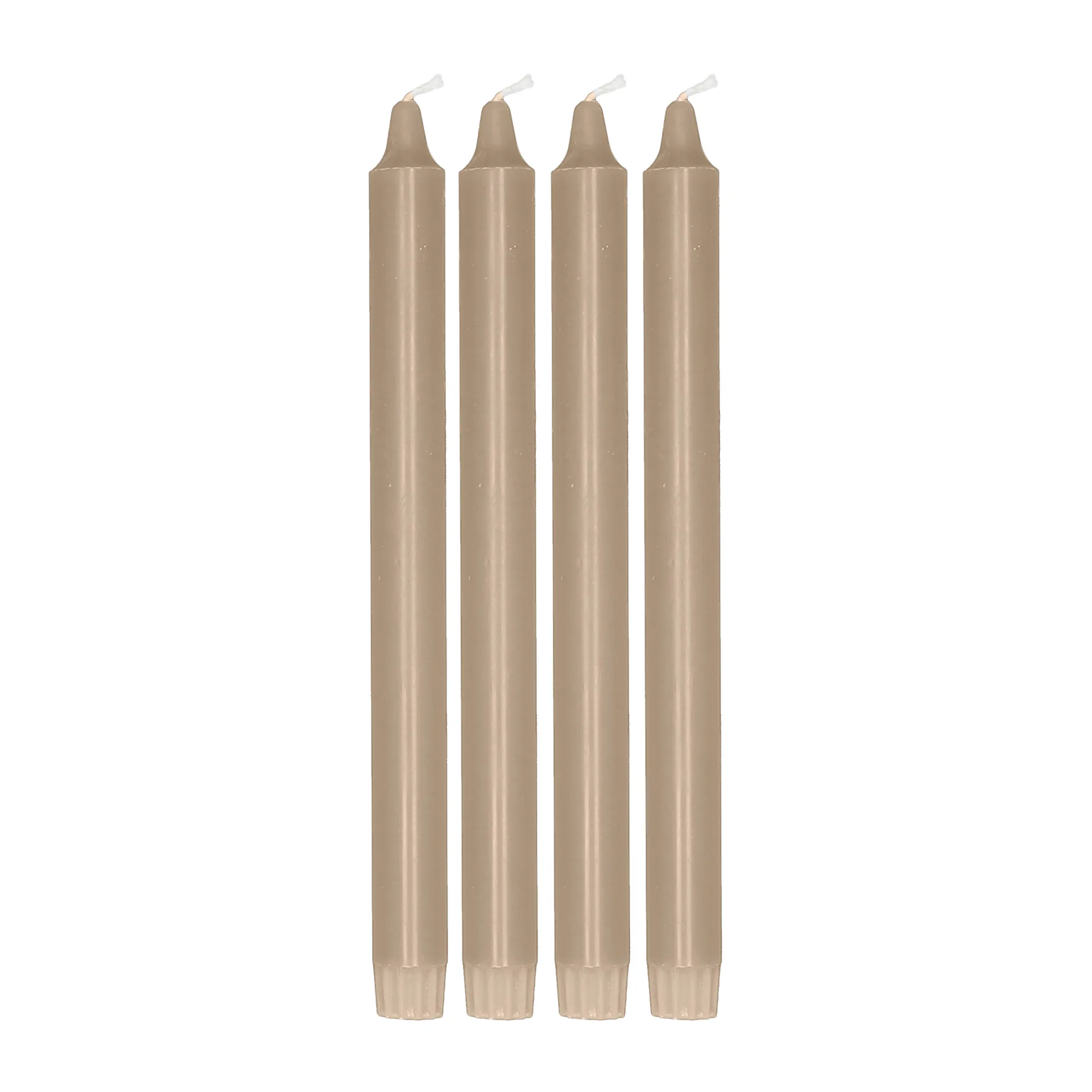 Ambiance kronelys 4-pakning 27 cm, Sand Scandi Essentials
