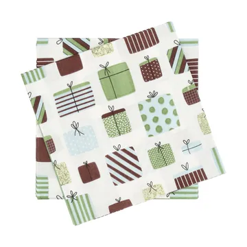 Gavepapirserviett - Multi, 20-pakning, 33x33 cm - Scandi Essentials