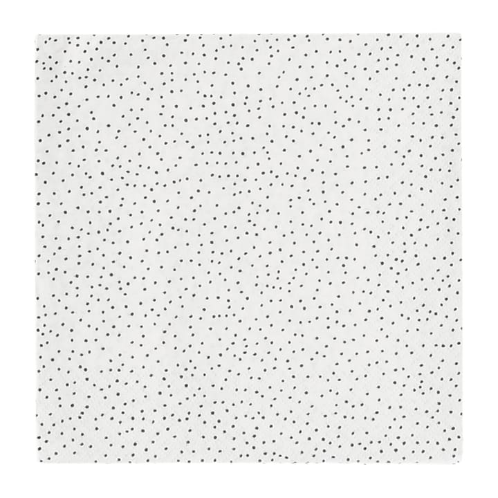 Grain servietter 33 x 33 cm 20-pakning - white-black - Scandi Essentials