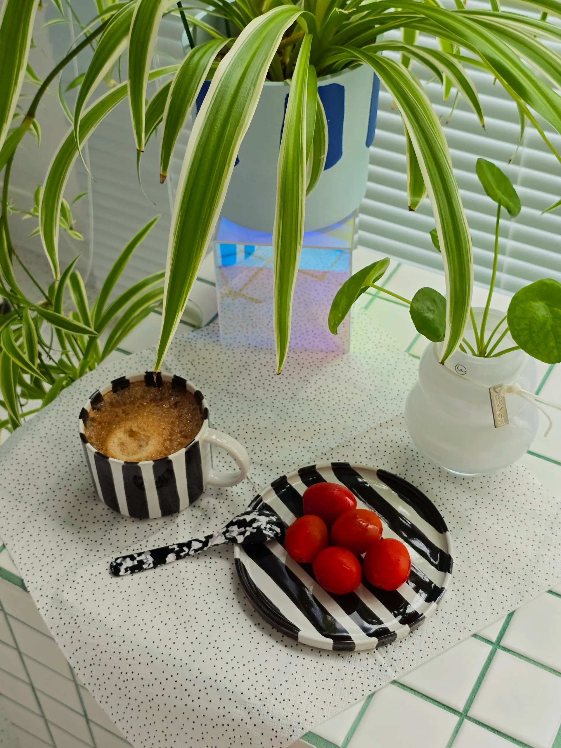 Grain servietter 33 x 33 cm 20-pakning, white-black Scandi Essentials