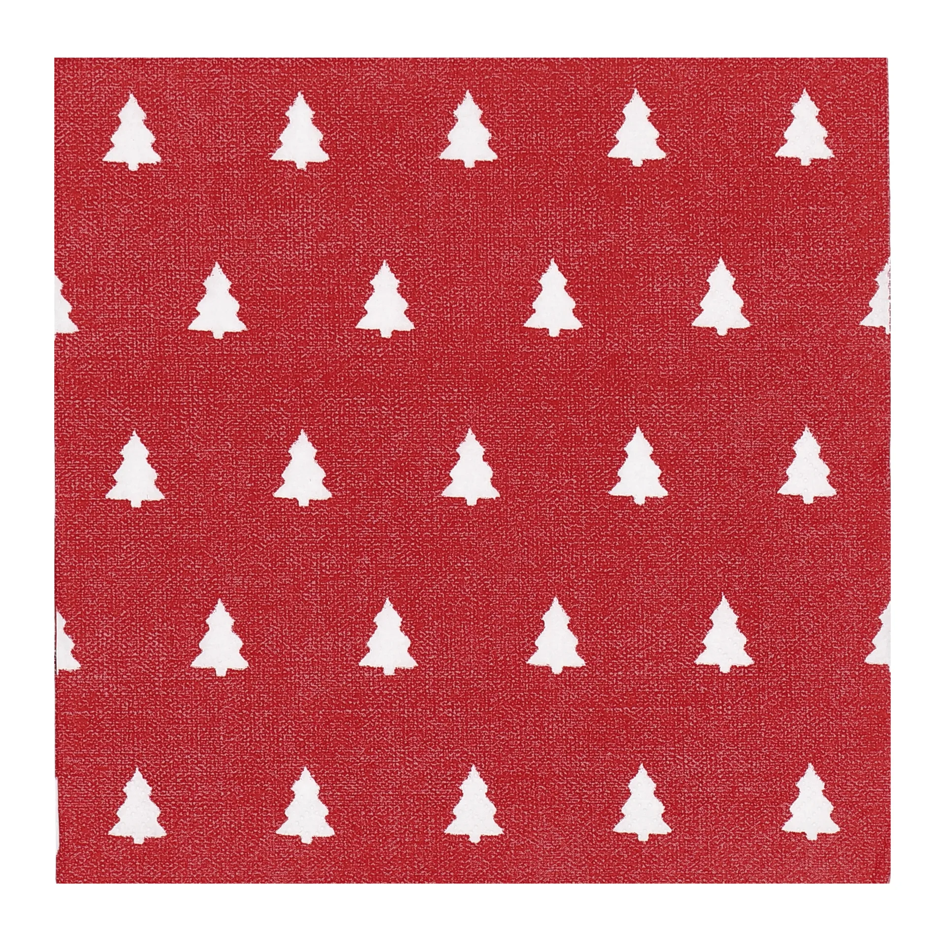 Linen trees servietter 33 x 33 cm 20-pakning, Red Scandi Essentials