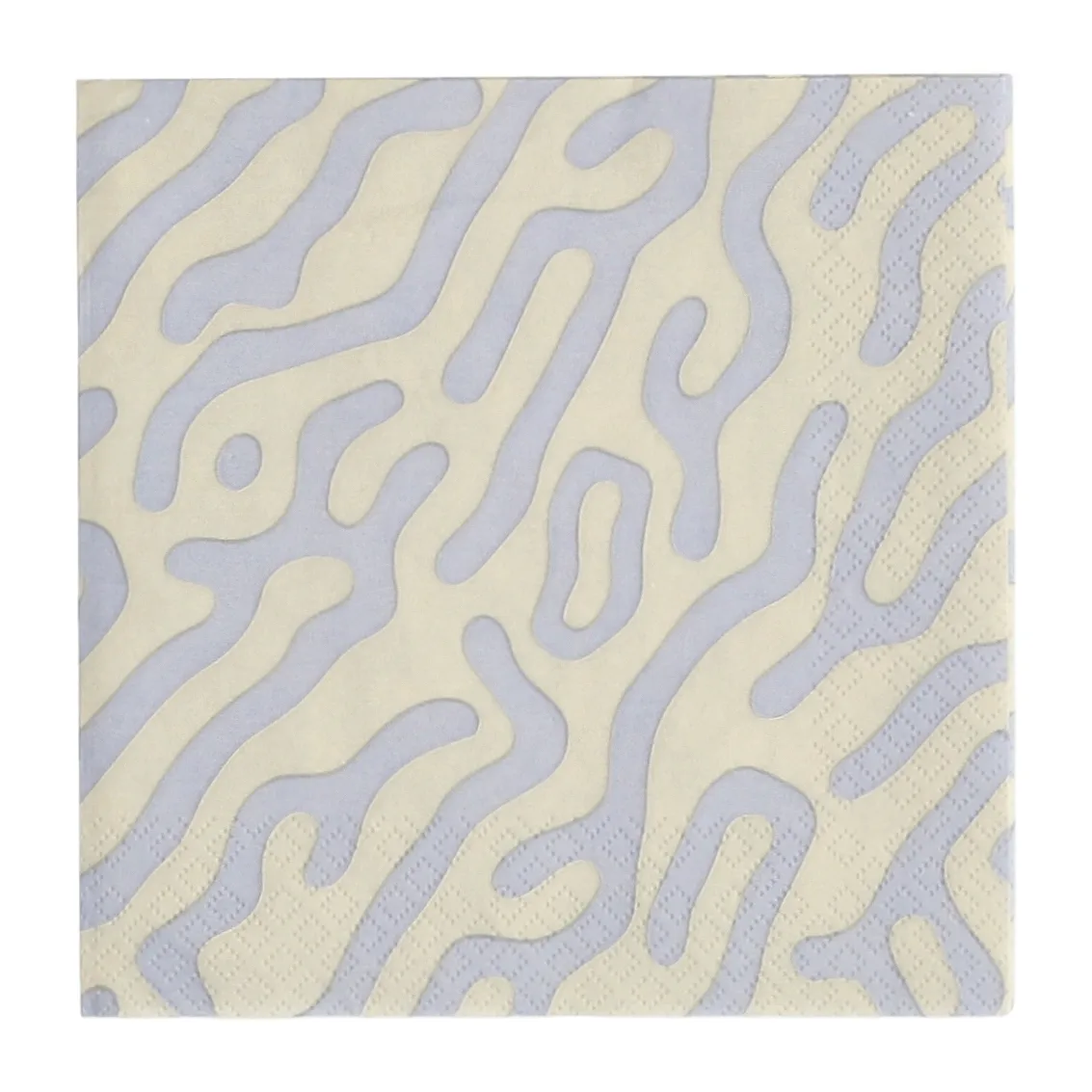 Trace servietter 33 x 33 cm 20-pakning, sand-dusty blue Scandi Essentials