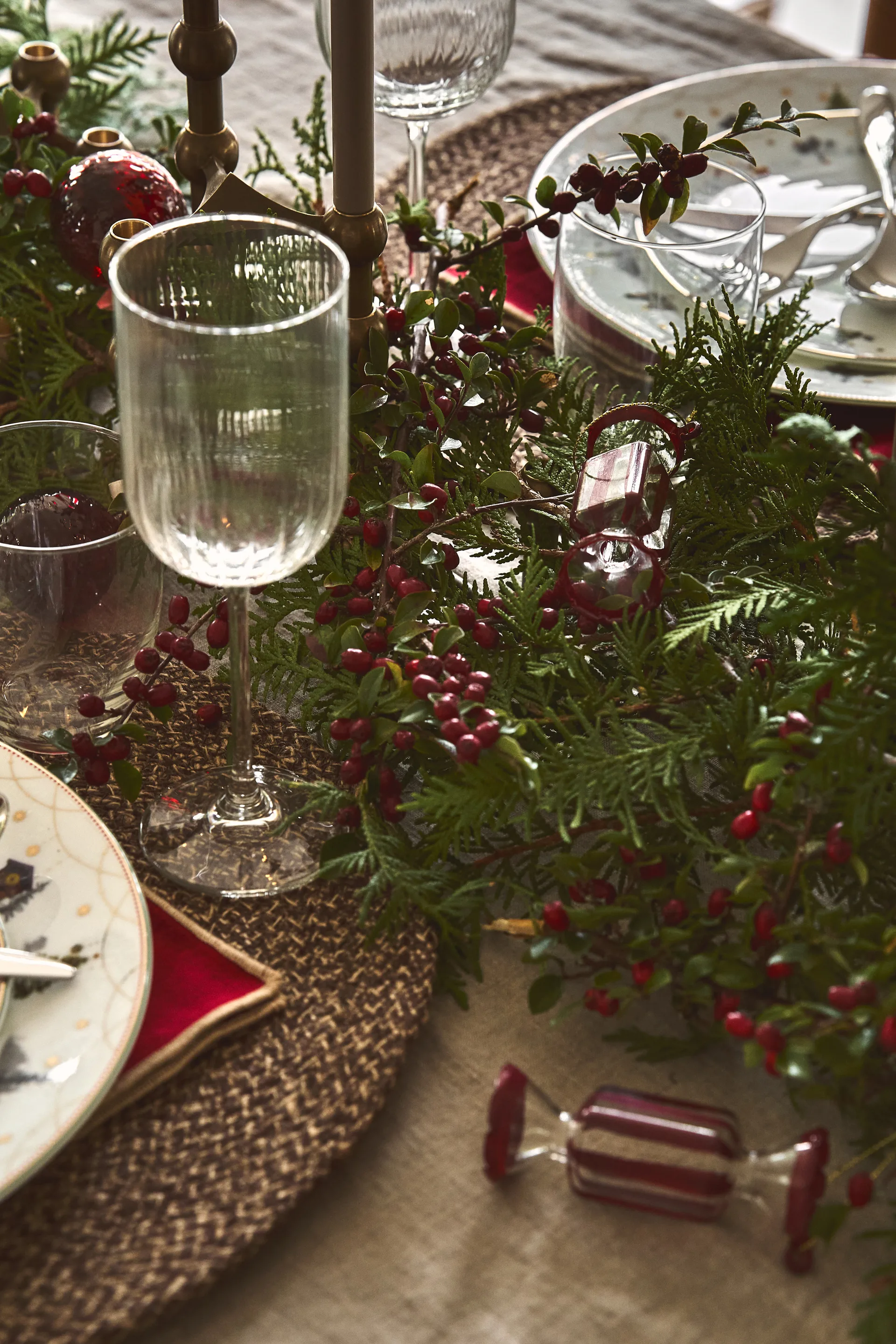 Bonbons julekule 6-pk, Rød Scandi Living