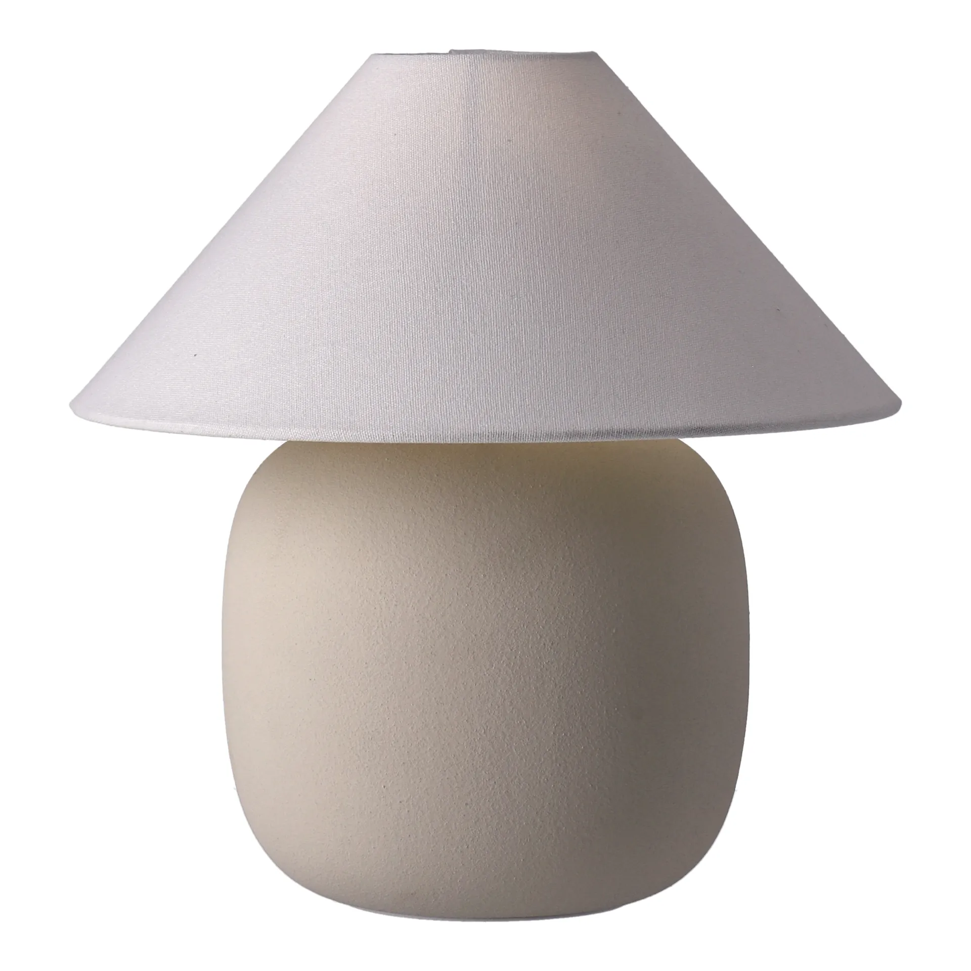 Boulder bordlampe 29 cm beige-white,  Scandi Living