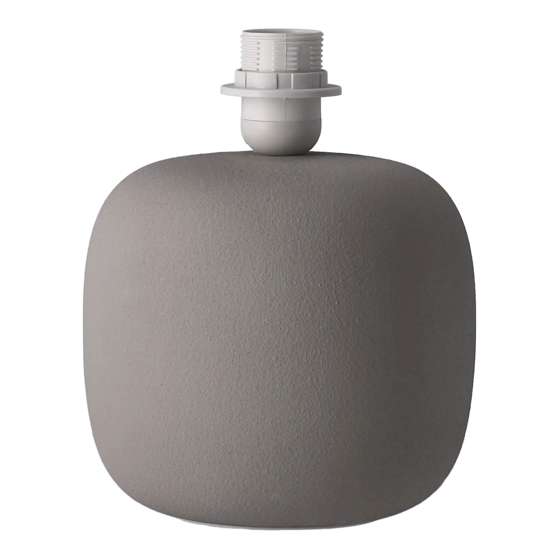 Boulder bordlampe 29 cm grey-pleated white,  Scandi Living
