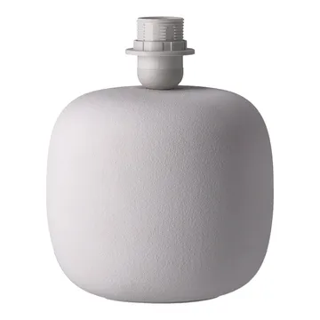 Boulder bordlampe 29 cm white-pleated white - Scandi Living