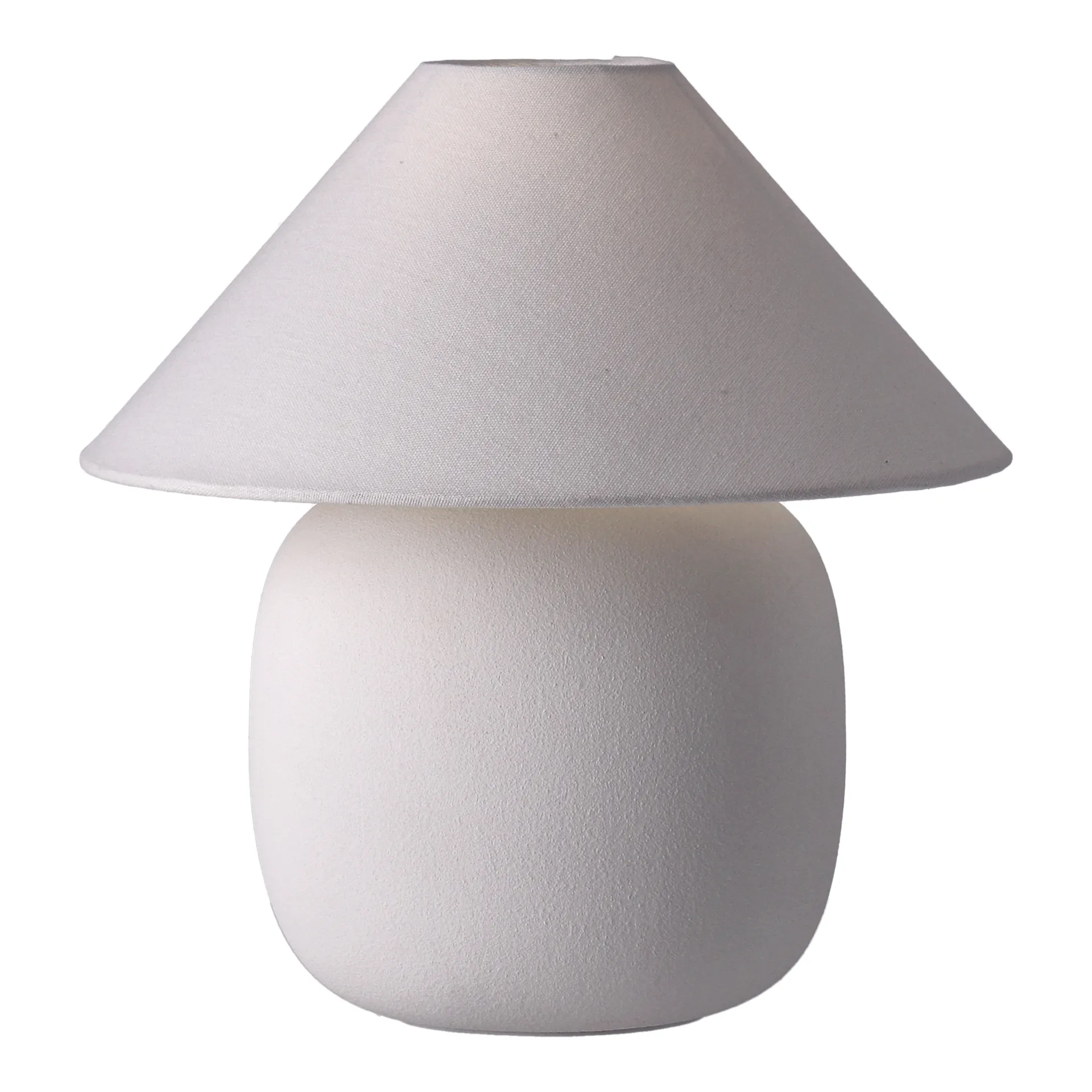 Boulder bordlampe 29 cm white-white Scandi Living