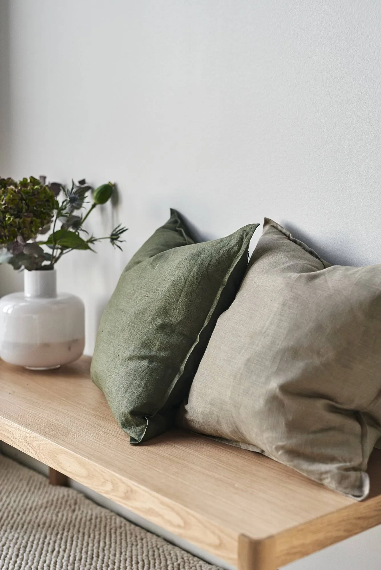 Calm putetrekk lin 50 x 50 cm, Sand  Scandi Living