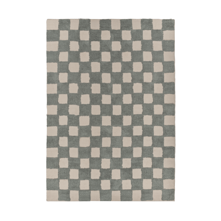 Checker Play teppe 170x240 cm - Green - Scandi Living