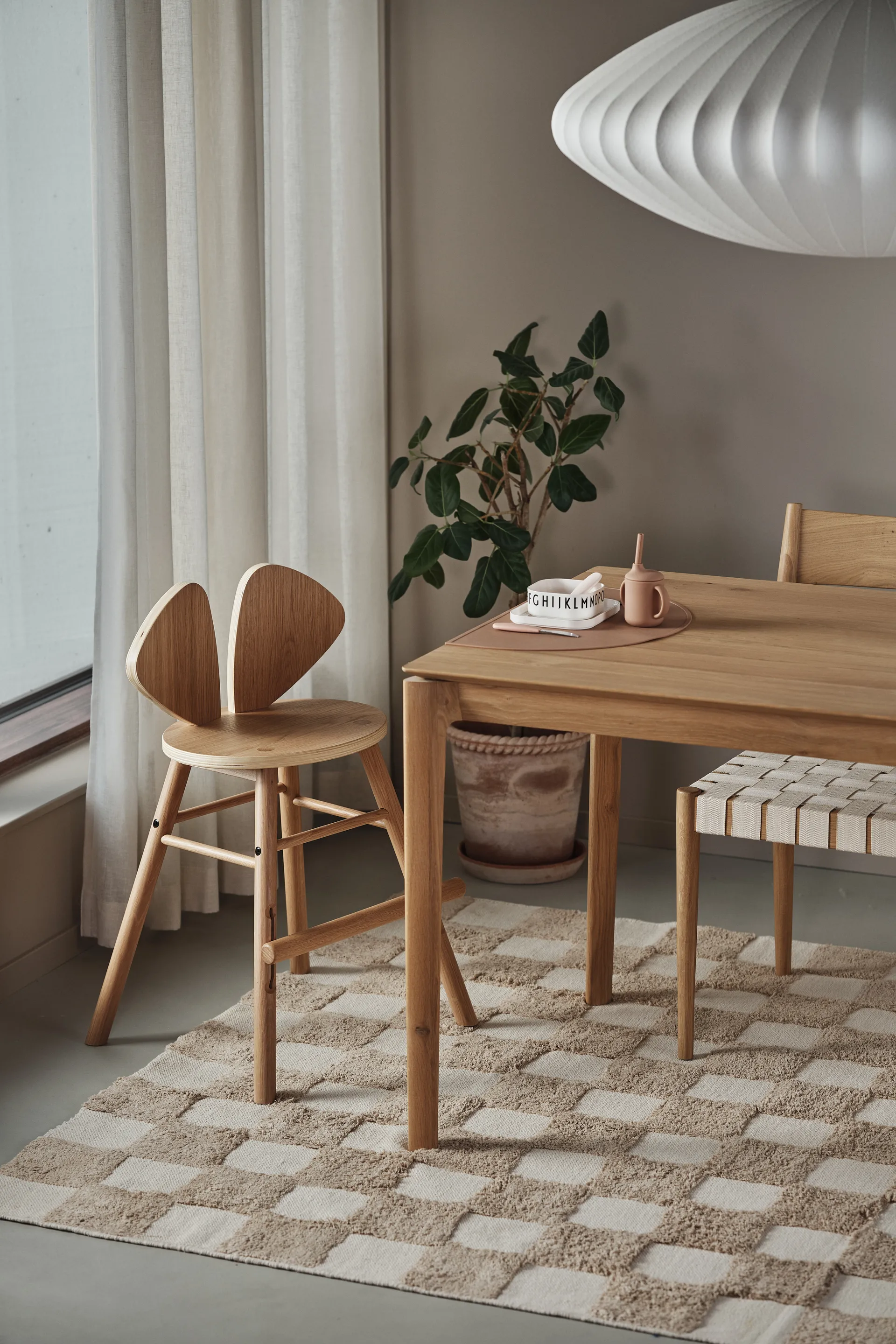 Checker Play teppe 170x240 cm, Hazel Scandi Living