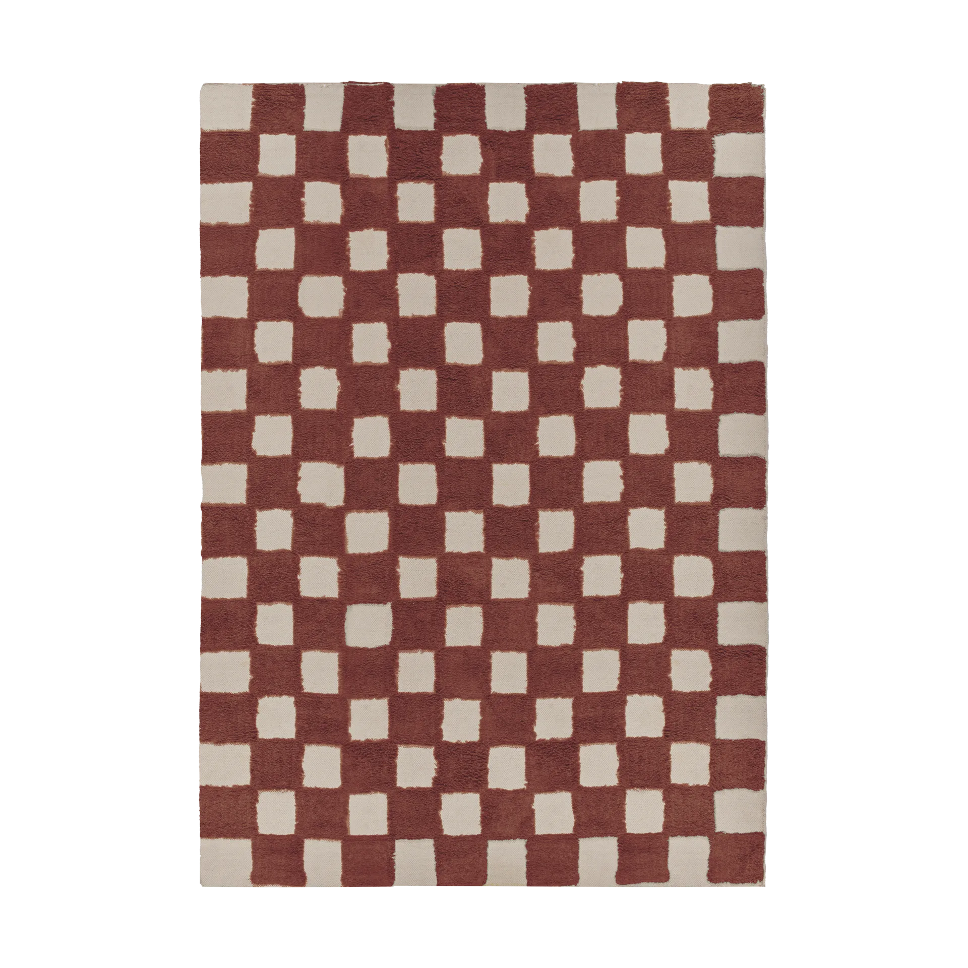 Checker Play teppe 170x240 cm, Rust Scandi Living