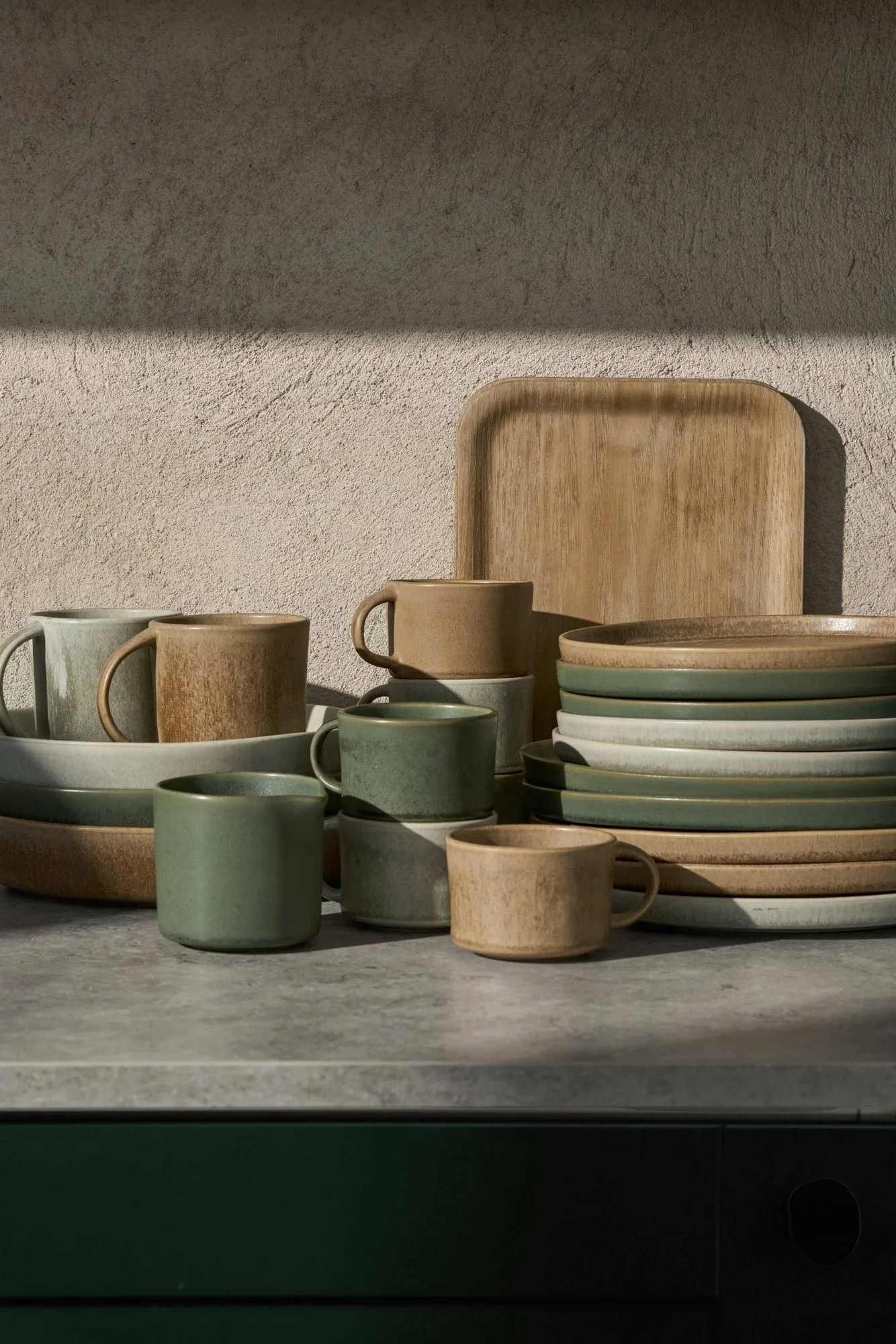 Clay middagstallerken, Grønn, Ø26 cm Scandi Living