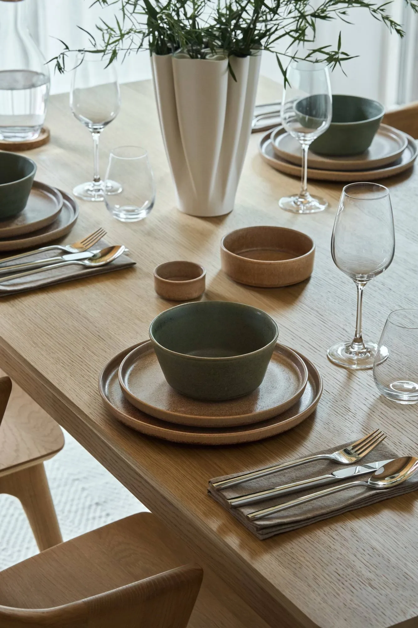 Clay skål, Grønn, Ø15 cm Scandi Living