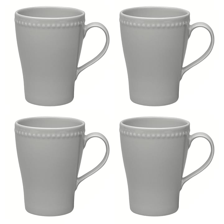 Dots krus 35 cl 4 stk. - Grått - Scandi Living
