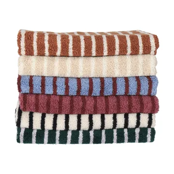 Drift badehåndkle 100x150 cm 2‑pakning - Rosa-rød - Scandi Living