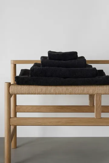 Drift badehåndkle 100x150 cm - Svart - Scandi Living