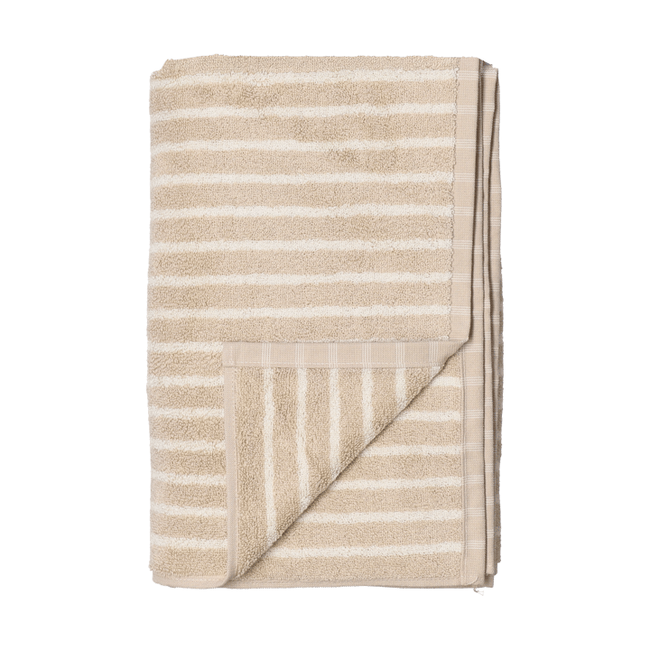 Drift badehåndkle 70x140 cm - Beige-hvit - Scandi Living