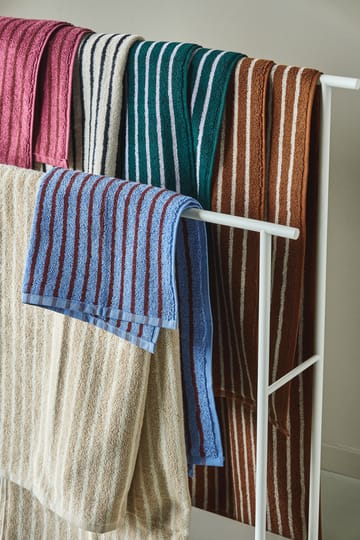 Drift badehåndkle 70x140 cm - Beige-hvit - Scandi Living