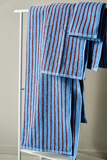 Drift badehåndkle 70x140 cm - Blå-rød - Scandi Living
