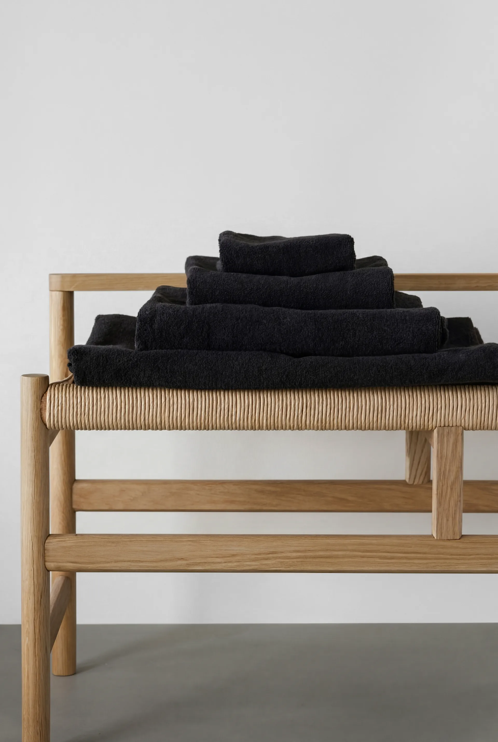 Drift badehåndkle 70x140 cm, Svart Scandi Living