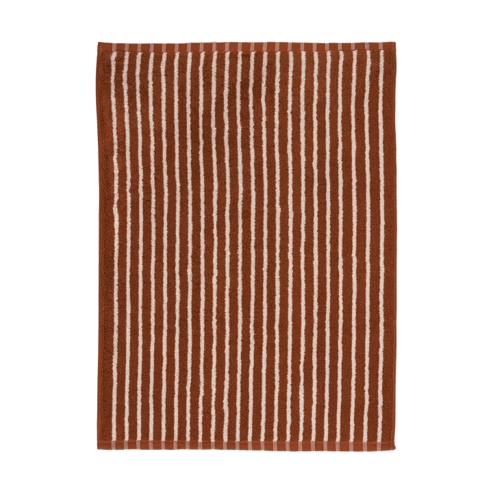 Drift baderomsmatte 50x70 cm - Brun-hvit - Scandi Living