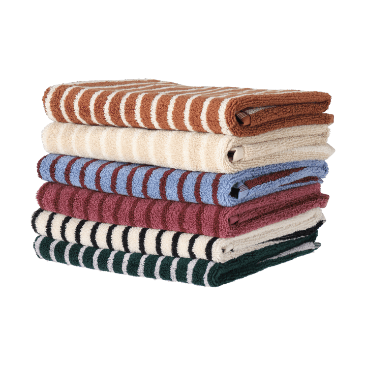 Drift baderomsmatte 50x70 cm, Brun-hvit Scandi Living