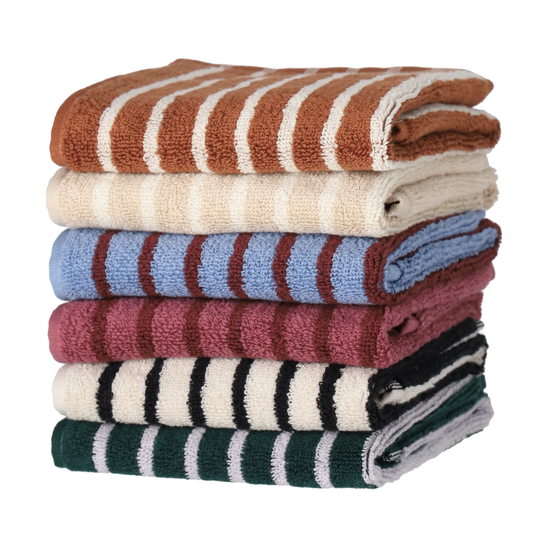 Drift håndkle 30x50 cm, Hvit-svart Scandi Living