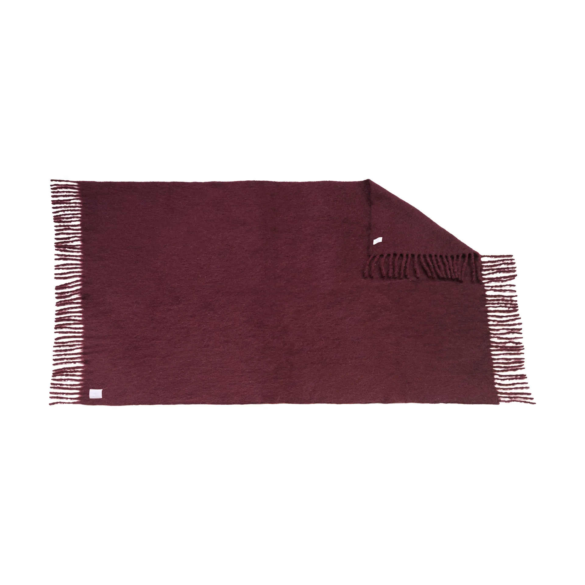 Dune mohair pledd 130x170 cm, Plum Scandi Living