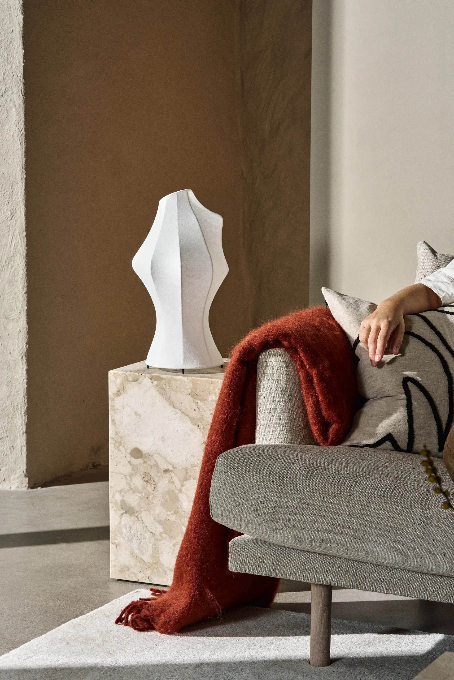 Dune mohair pledd 130x170 cm, Sienna Scandi Living