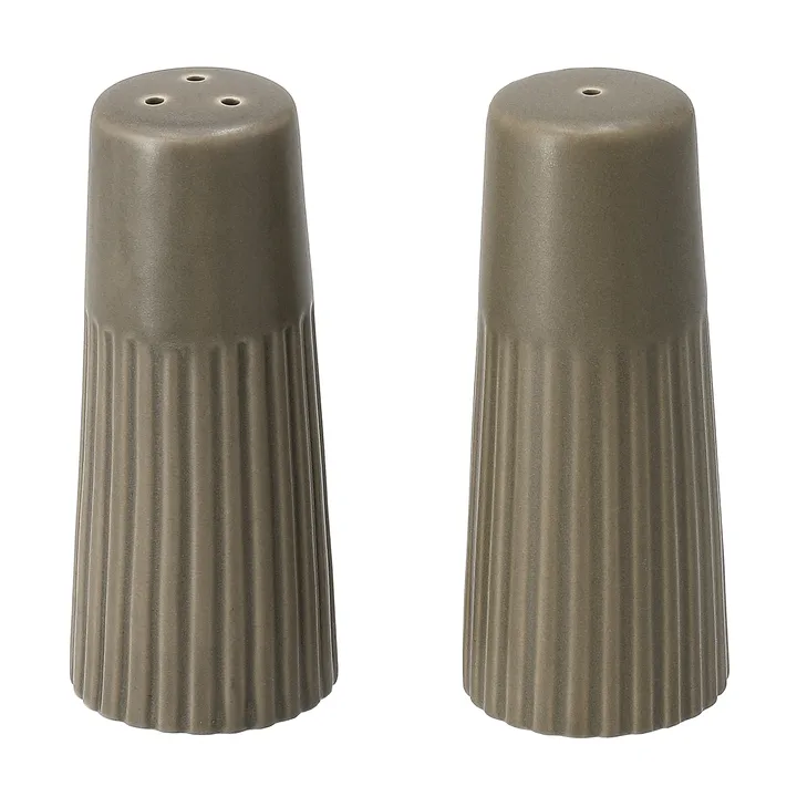 Edge salt- og pepperkvern 2 deler - Grønn, Ø3,8x8,7 cm - Scandi Living