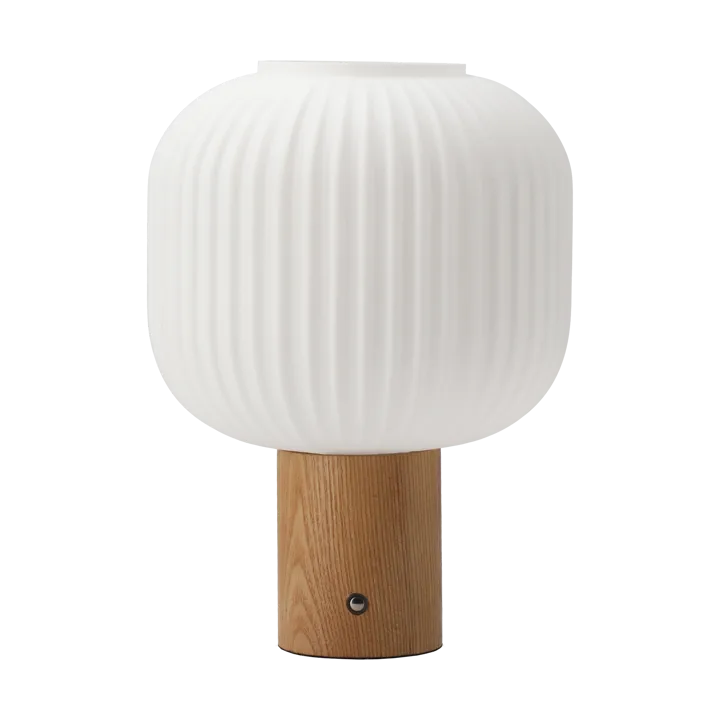 Fair portabel bordlampe - Frostat glass-ask - Scandi Living