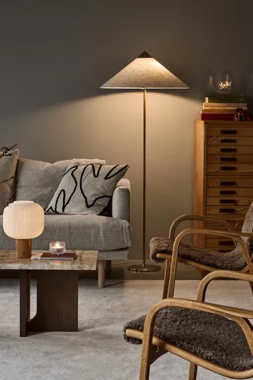 Fair portabel bordlampe - Frostat glass-ask - Scandi Living