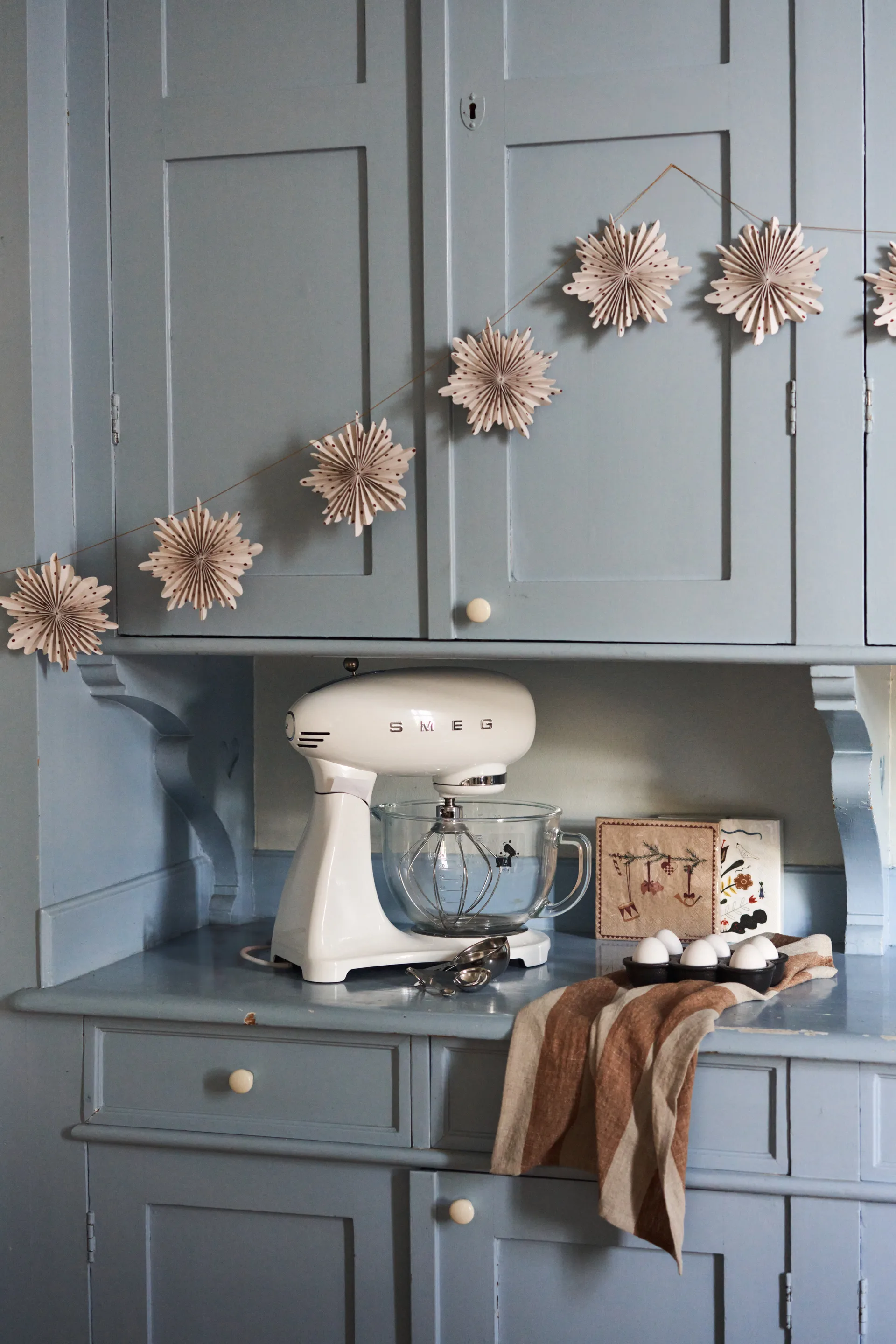 Festive girlander 3 m, Rød ,prikkete Scandi Living