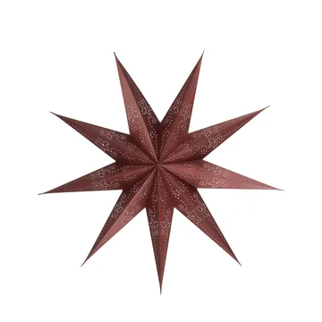 Folk adventsstjerne - Burgundy, Ø60 cm - Scandi Living