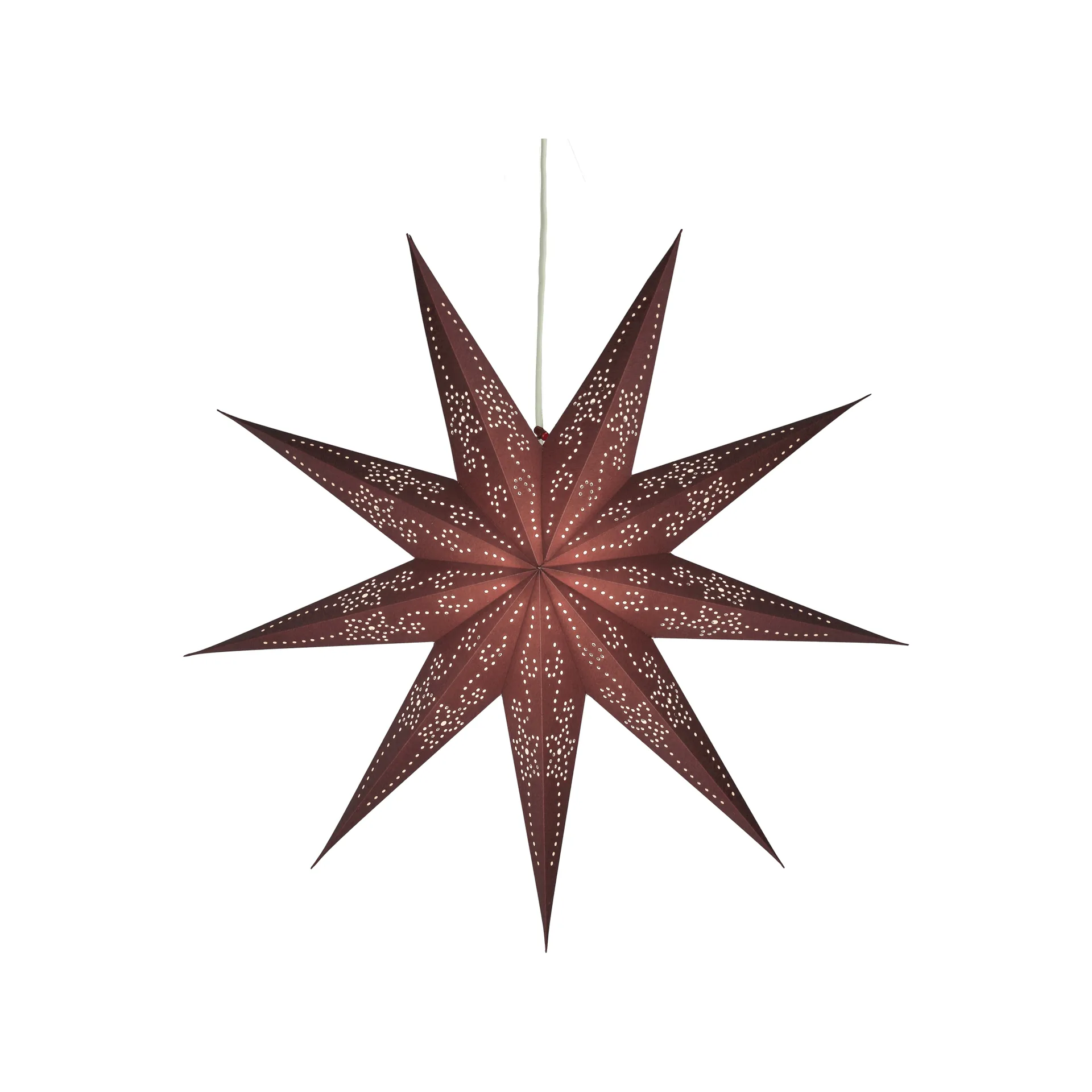 Folk adventsstjerne, Burgundy, Ø60 cm Scandi Living