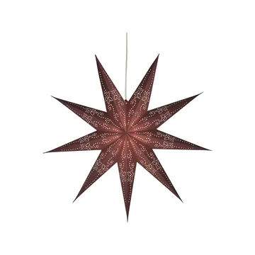 Folk adventsstjerne - Burgundy, Ø60 cm - Scandi Living