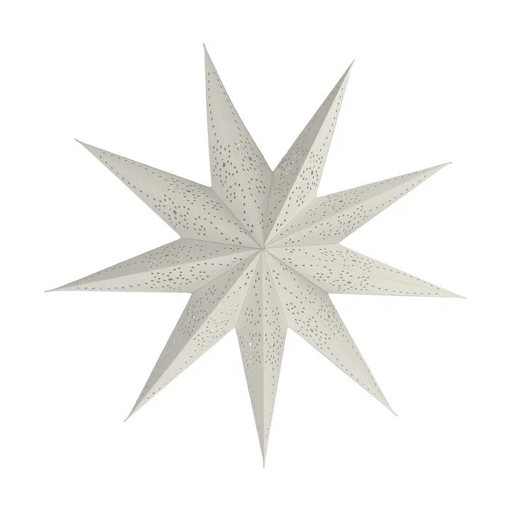 Folk adventsstjerne - Hvit, Ø45 cm - Scandi Living