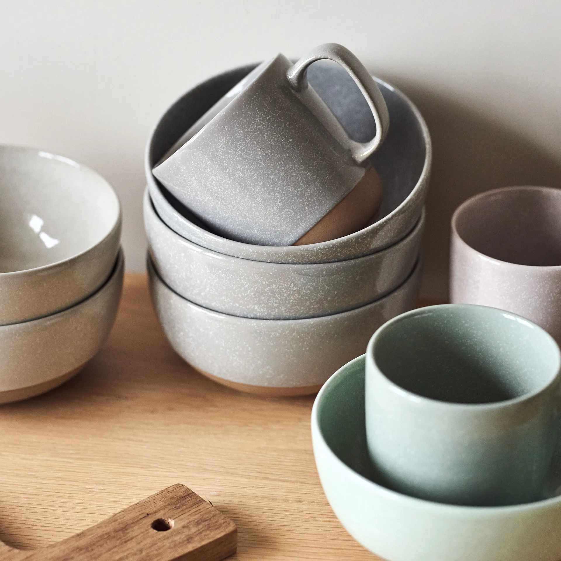 Fossil skål 60 cl, Grønn Scandi Living