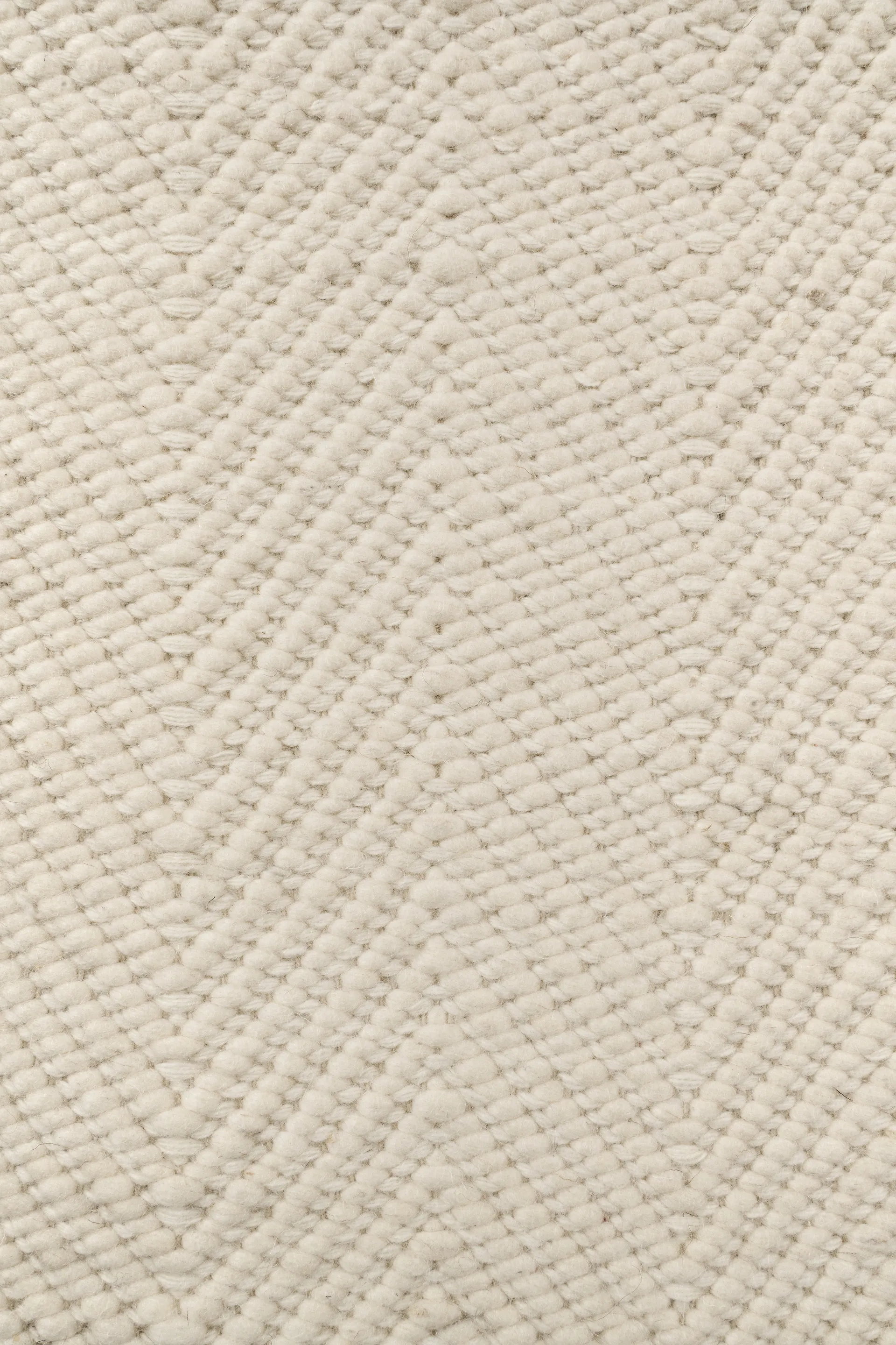 Furrow ullteppe naturhvit, 80x240 cm Scandi Living