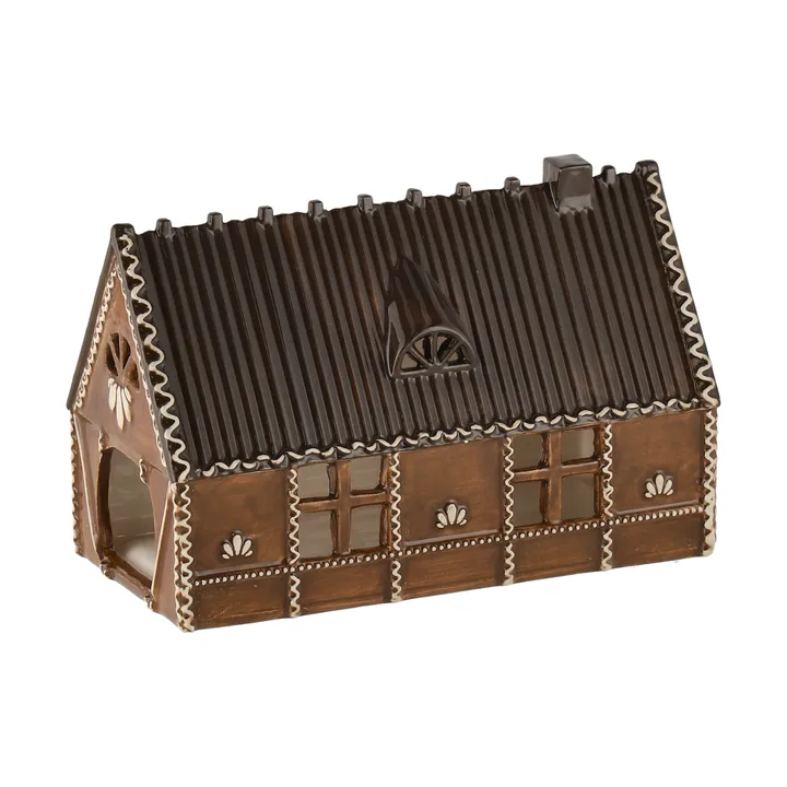 Ginger bread lysehus - 18 cm - Scandi Living
