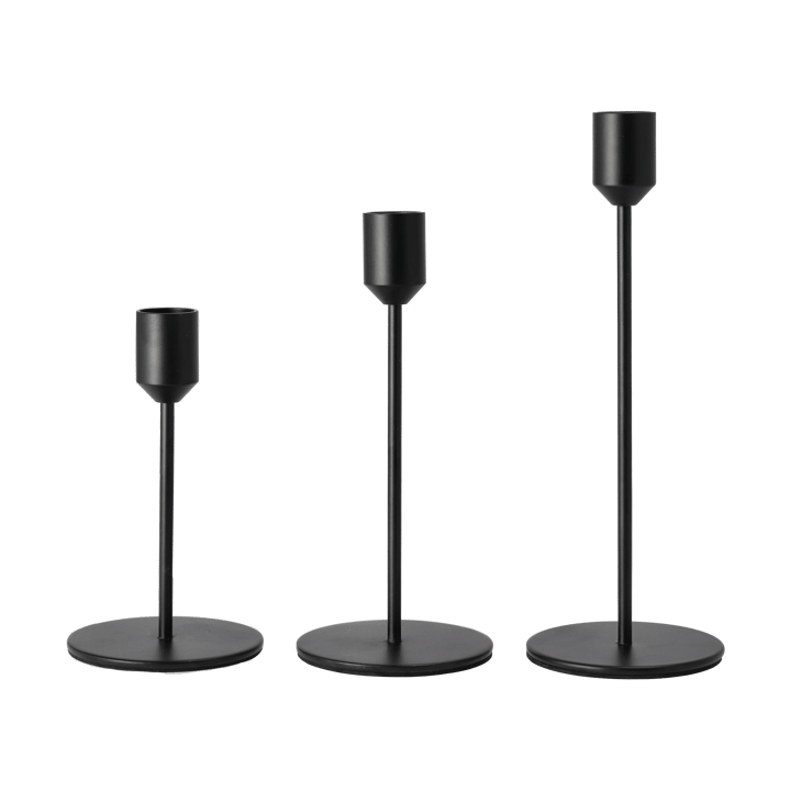 Glare lysestake 22 cm, Svart Scandi Living