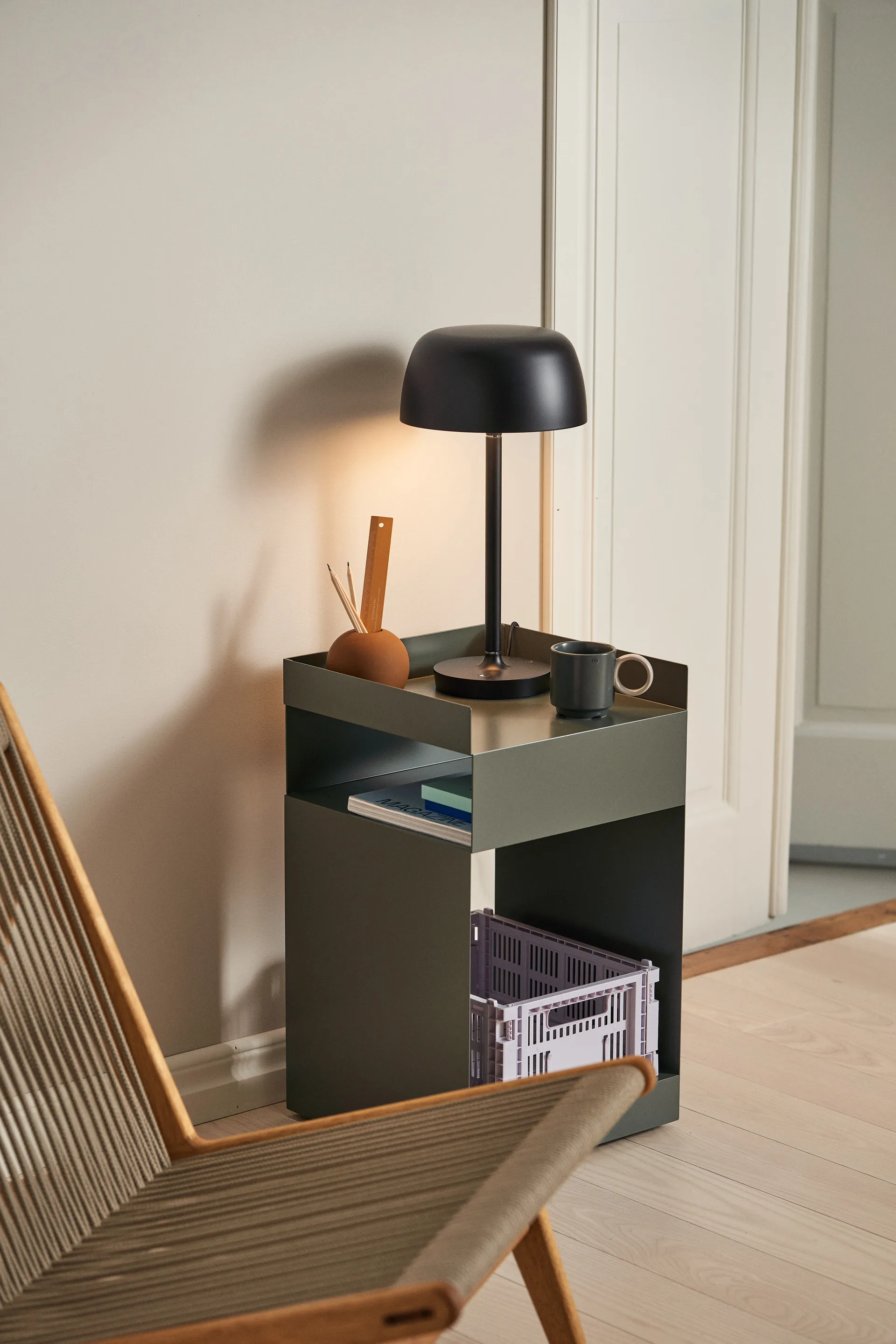 Halo bordlampe 45,5 cm, Black Scandi Living
