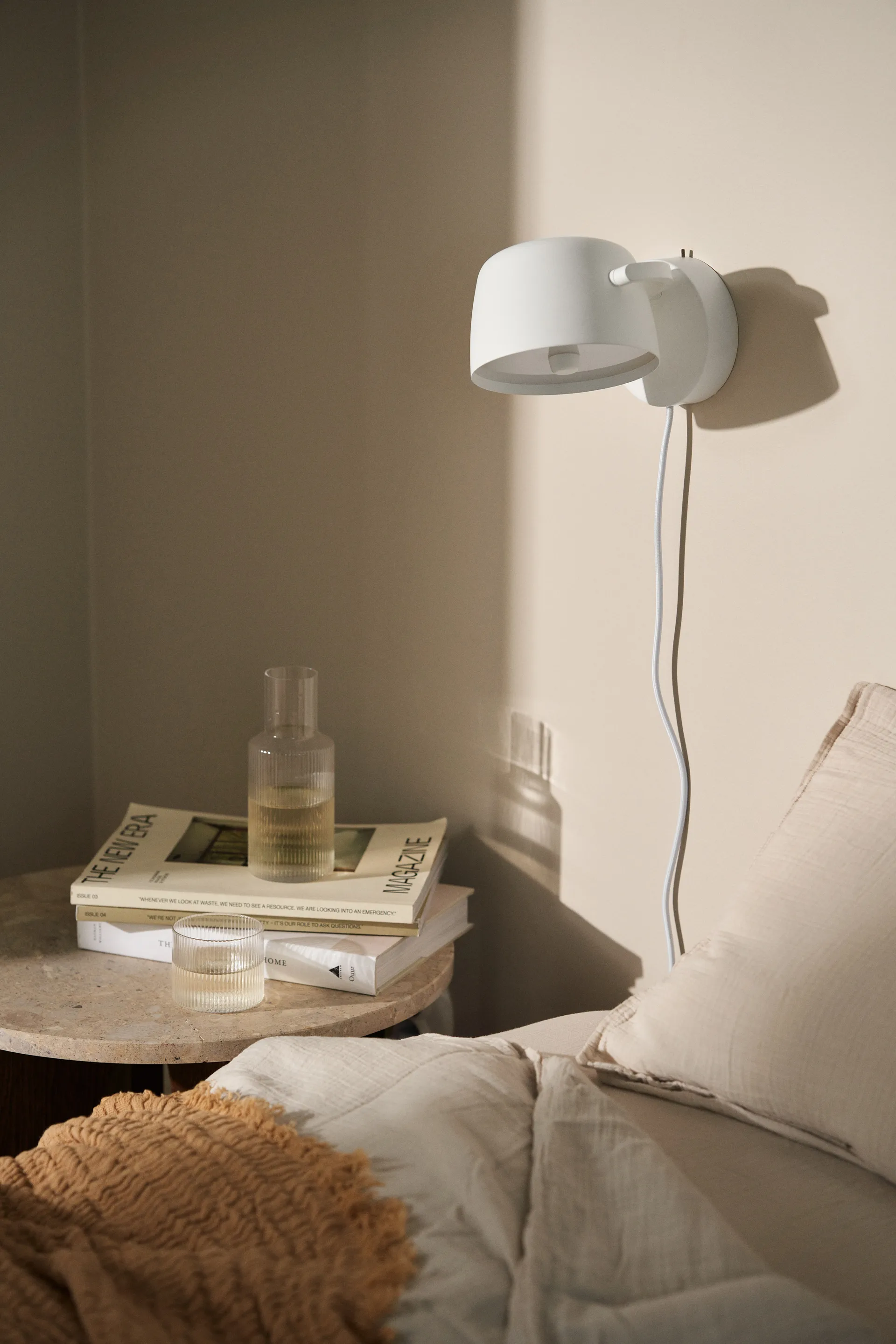 Halo vegglampe Ø16 cm, White Scandi Living