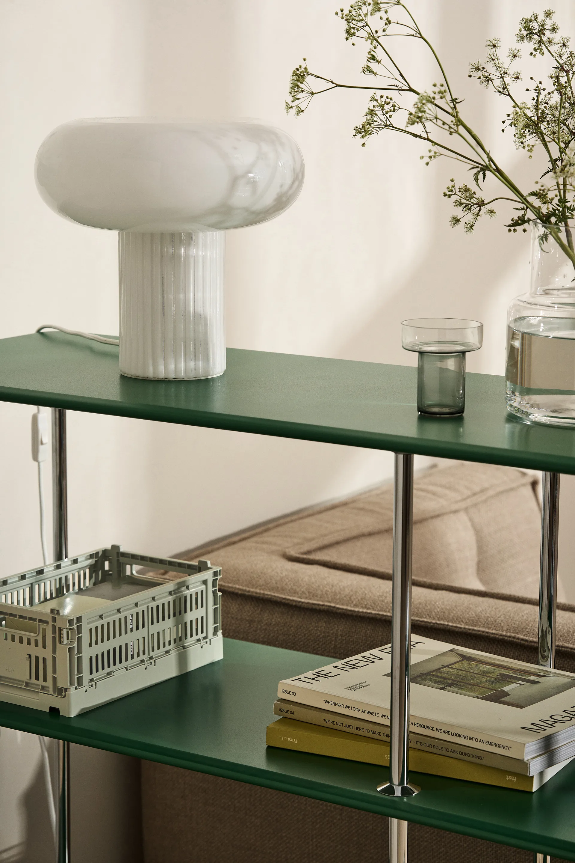 Haven bordlampe 26 cm, Hvit Scandi Living