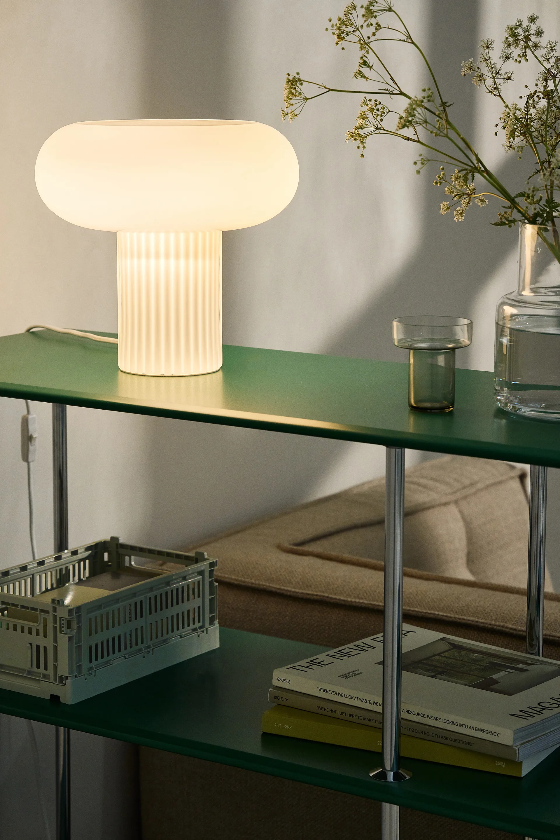 Haven bordlampe 26 cm, Hvit Scandi Living