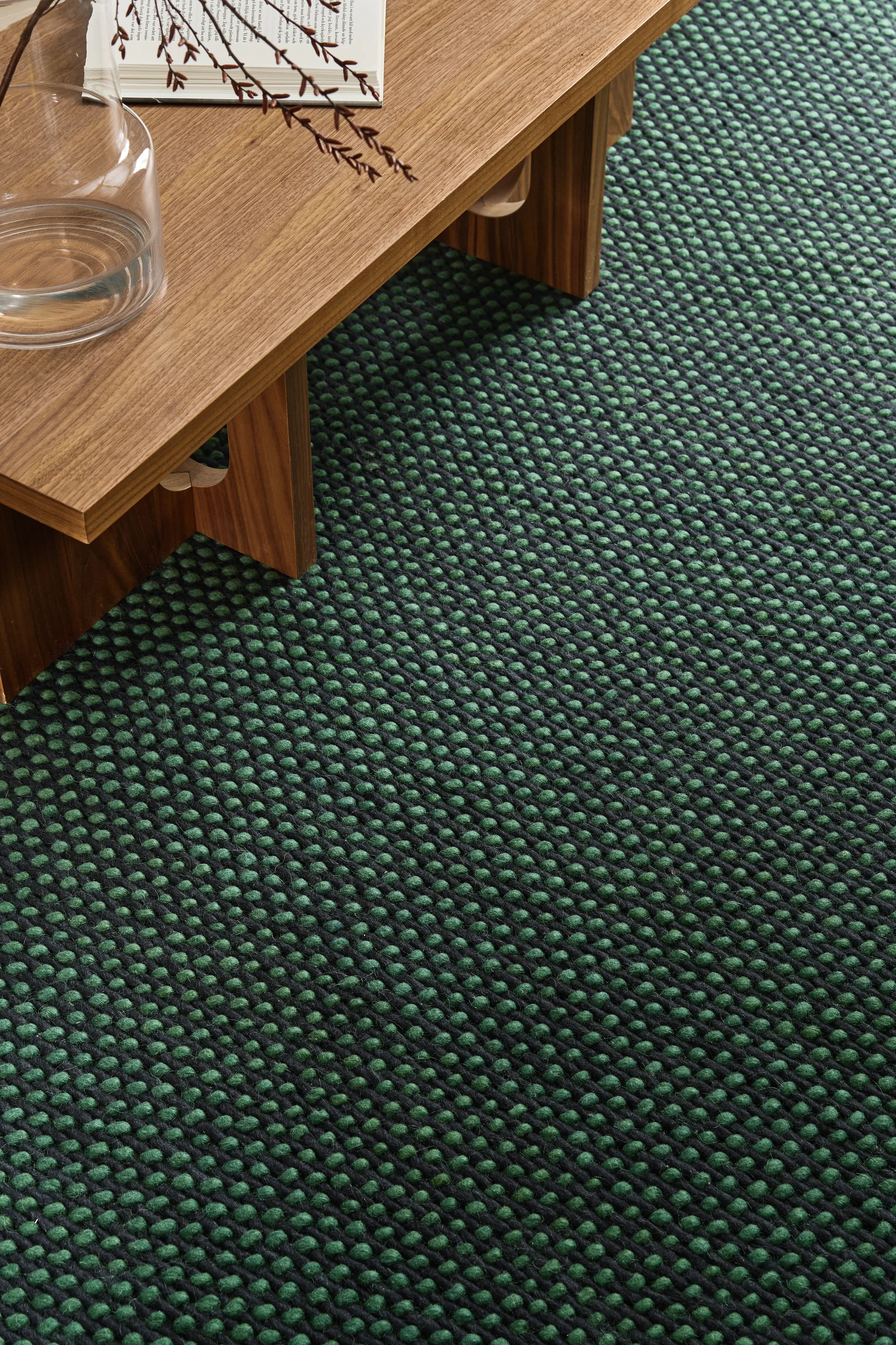 Hill ullteppe, Blå-grønn, 200x300 cm Scandi Living