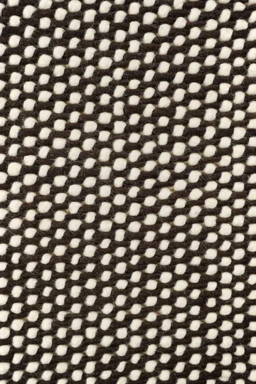 Hill ullteppe - Hvit-brun, 170x240 cm - Scandi Living