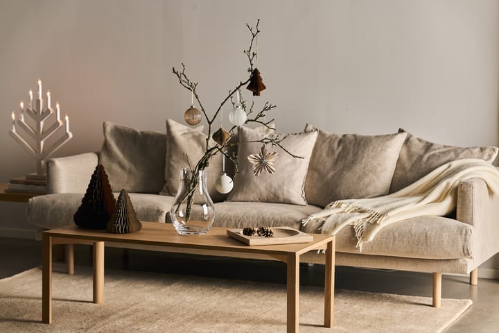 Holiday juletrekule 6-pakning, Gold Scandi Living