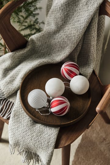 Holiday juletrekule 6-pakning - White - Scandi Living