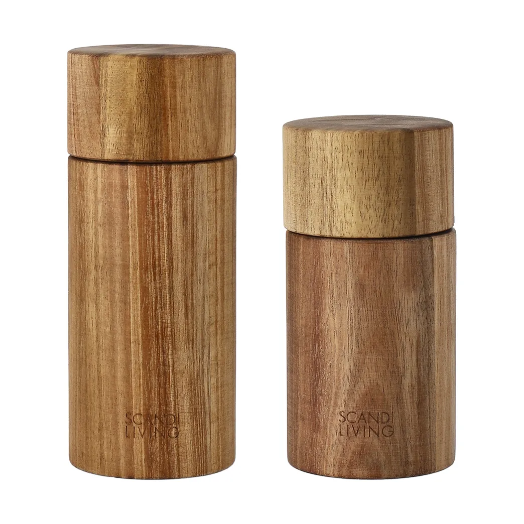 Hollow salt- & pepperkvern - Akasie,  Scandi Living